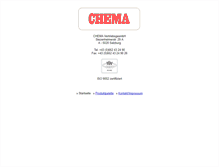 Tablet Screenshot of chema.at